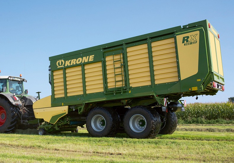 Самозагружающиеся прицепы Krone RX
