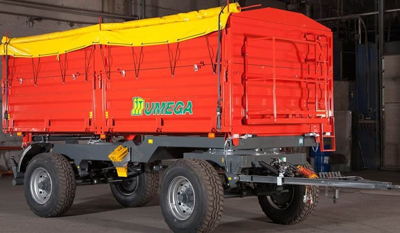 Двухосные самосвальные прицепы Umega SPP Двухосные самосвальные прицепы Umega SPP