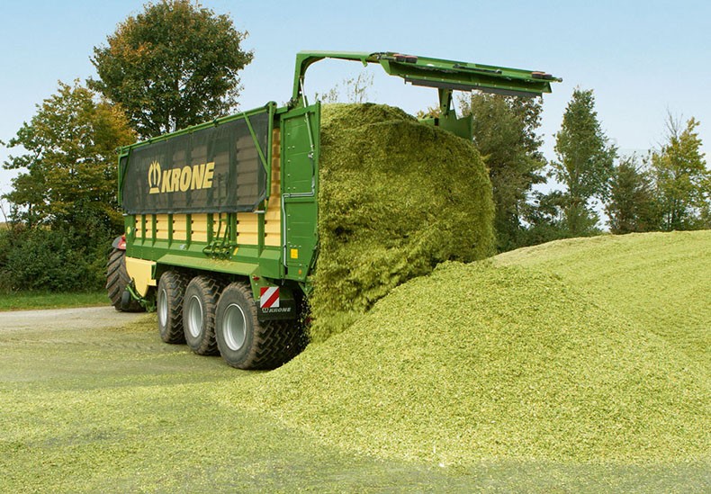 Самозагружающиеся прицепы Krone ZX