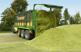 Самозагружающиеся прицепы Krone ZX