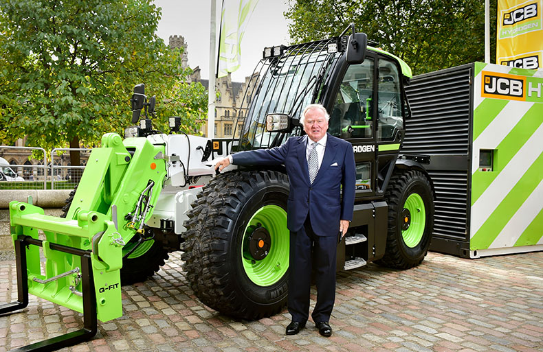 JCB планирует запустить продажи машин с водородными двигателями к концу 2022 года